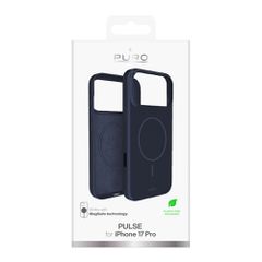 Puro Pulse iPhone 17 Pro Polycarbonate Protective Case - Dark Blue-thumb-1