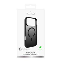 Puro Gradient TPU Case Compatible with MagSafe for iPhone 17 Pro Max - Black-thumb-1