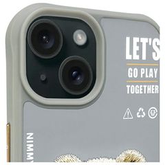 Nimmy Cool 2.0 Bear Case for iPhone 15 - Gray-thumb-2