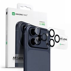 AmazingThing Lens Glass for iPhone 17 Pro / Pro Max with Blue Aluminum Frame