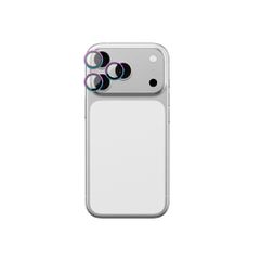 AmazingThing Lens Glass for iPhone 17 Pro / Pro Max with Rainbow Aluminum Frame