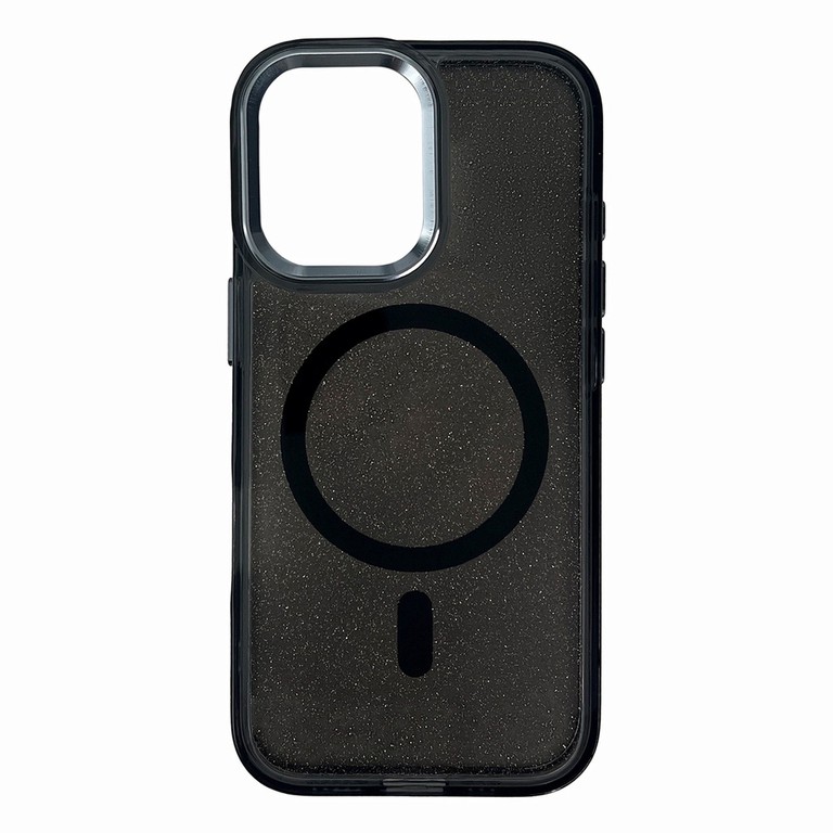 Glitter Case MagSafe Compatible for iPhone 17 Pro Max - Black