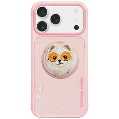 Nimmy Glasses Cool Dog MagSafe Case for iPhone 17 - Pink