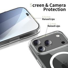 Tech-Protect FlexAir Hybrid MagSafe Case for iPhone 17 Pro - Clear-thumb-2