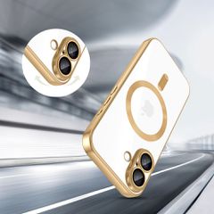 Tech-Protect MagFlex MagSafe Case for iPhone 17 - Transparent Gold-thumb-4