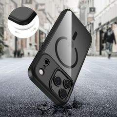 Tech-Protect MagMat MagSafe Case for iPhone 17 Pro - Clear Black-thumb-3