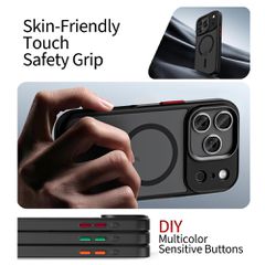 Tech-Protect MagMat XT 4-set MagSafe Case for iPhone 17 Pro Max - Matte Black-thumb-3