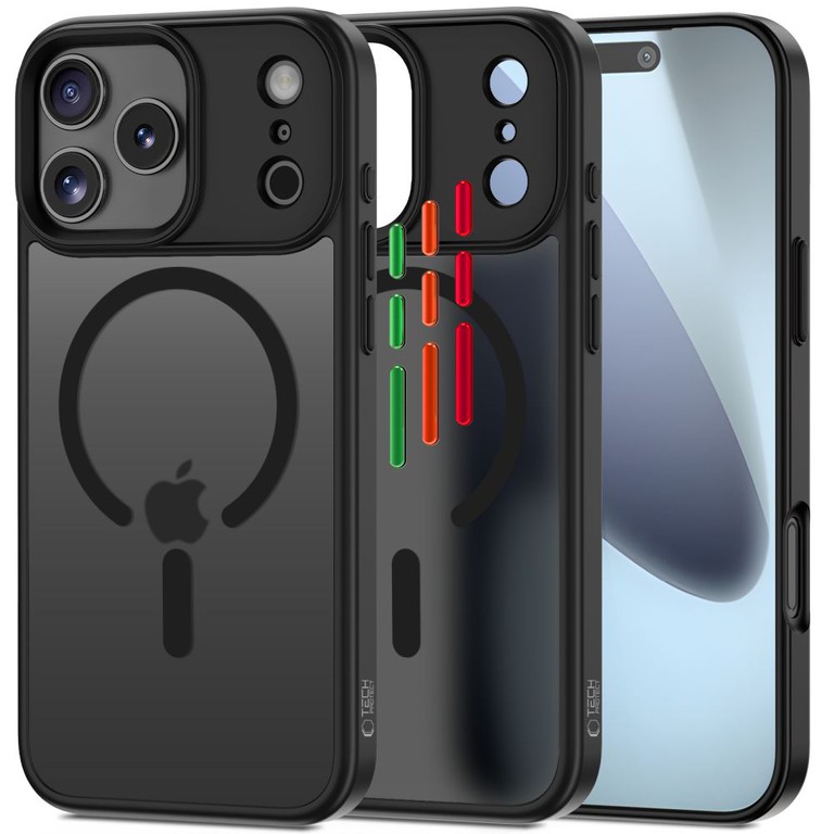 Tech-Protect MagMat XT 4-set MagSafe Case for iPhone 17 Pro Max - Matte Black