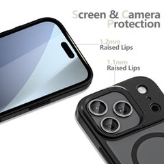 Tech-Protect MagMat XT 4-set MagSafe Case for iPhone 17 Pro Max - Matte Black-thumb-2