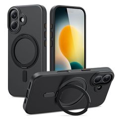 Tech-Protect MagRing MagSafe case for iPhone 17 - matte black-thumb-1