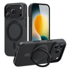 Tech-Protect MagRing MagSafe case for iPhone 17 Pro Max - matte black-thumb-1
