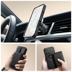 Tech-Protect Kevlar MagSafe case for iPhone 17 - black-thumb-1