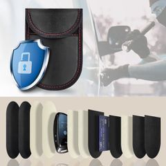 Tech-Protect KLR100 RFID Case - Black and Red-thumb-1