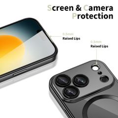 Tech-Protect MagFlex MagSafe Case for iPhone 17 Pro - Clear Black-thumb-2