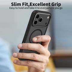 Tech-Protect MagEdge MagSafe Case for iPhone 17 Pro - Matte Black-thumb-2