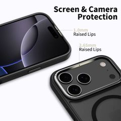 Tech-Protect MagEdge MagSafe Case for iPhone 17 Pro Max - Matte Black-thumb-1
