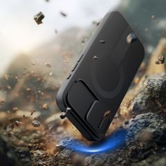 Tech-Protect Kevlar Aura MagSafe Case for iPhone 16e - Black-thumb-3