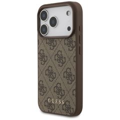 Guess 4G Classic Case for iPhone 17 Pro - Brown-thumb-1