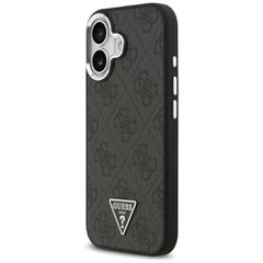 Guess 4G Triangle Logo MagSafe case for iPhone 17 - black-thumb-1