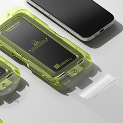 Ringke Easy Slide 2-pack tempered glass for iPhone 17 - black-thumb-3