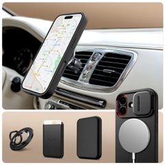 Tech-Protect Kevlar Aura MagSafe Case for iPhone 17 - Black-thumb-2