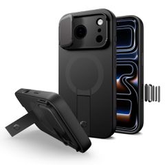 Tech-Protect Kevlar Aura MagSafe Case for iPhone 17 Pro Max - Black