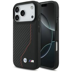 BMW M Carbon Line & Logo MagSafe Case for iPhone 17 Pro - Red
