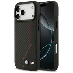 BMW M Carbon Line & Logo MagSafe Case for iPhone 17 Pro Max - Red