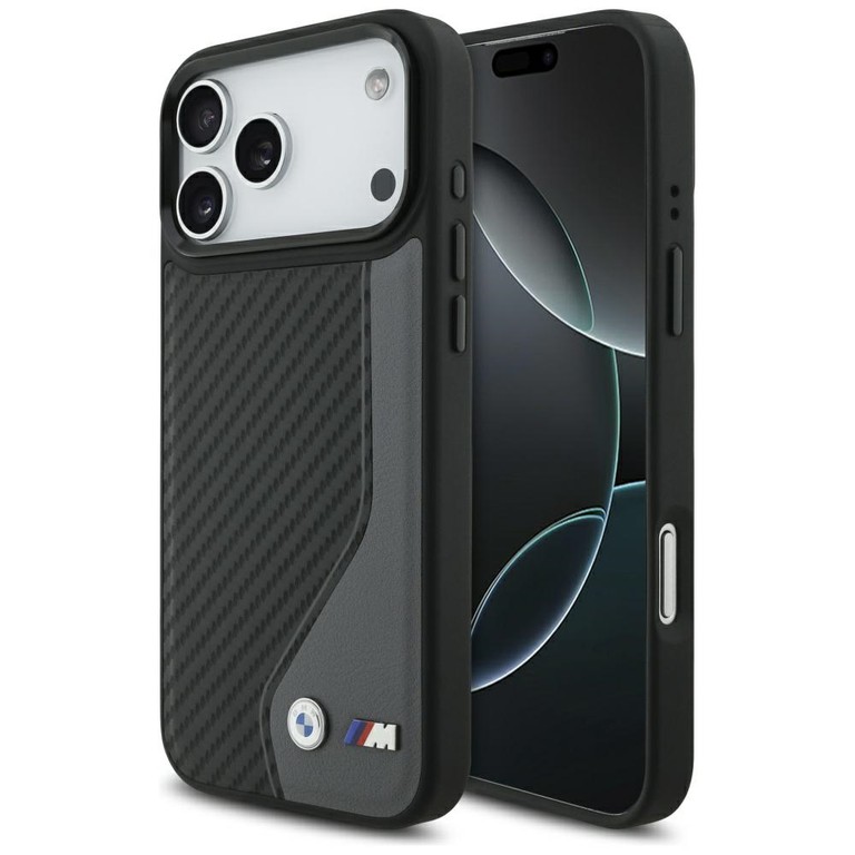 BMW M Carbon Logo MagSafe case for iPhone 17 Pro Max - graphite