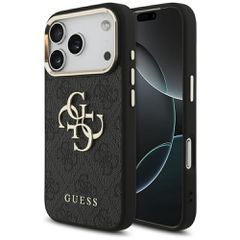 Guess 4G Big 4G Classic Logo Case for iPhone 17 Pro - Black and Gold