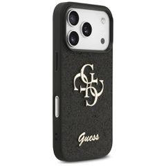Guess Fixed Glitter Big 4G case for iPhone 17 Pro - black-thumb-3