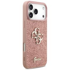 Guess Fixed Glitter Big 4G Case for iPhone 17 Pro Max - Pink-thumb-3