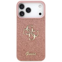 Guess Fixed Glitter Big 4G Case for iPhone 17 Pro Max - Pink-thumb-2