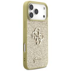 Guess Fixed Glitter Big 4G case for iPhone 17 Pro Max - gold-thumb-3