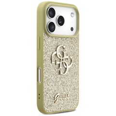 Guess Fixed Glitter Big 4G case for iPhone 17 Pro - gold-thumb-3
