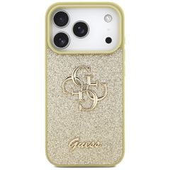 Guess Fixed Glitter Big 4G case for iPhone 17 Pro - gold-thumb-2