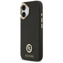 Guess Grained Strass Logo MagSafe case for iPhone 17 - black-thumb-1