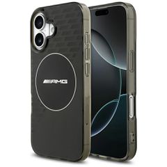 AMG Nauble Layer Transparent Smocked MagSafe Case for iPhone 17 - Black