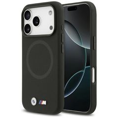 BMW M FW Metal Logo MagSafe Case for iPhone 17 Pro Max - Black