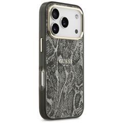 Guess Python Pattern MagSafe Case for iPhone 17 Pro - Black-thumb-3