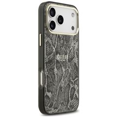 Guess Python Pattern MagSafe Case for iPhone 17 Pro Max - Black-thumb-3