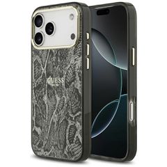 Guess Python Pattern MagSafe Case for iPhone 17 Pro Max - Black