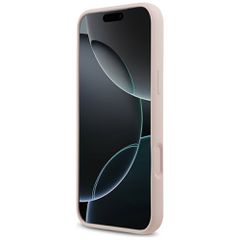 Guess Silicone Big 4G Script Case for iPhone 17 Pro Max - Pink-thumb-4
