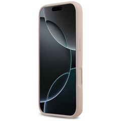 Guess Silicone Big 4G Script Case for iPhone 17 Pro - Pink-thumb-4