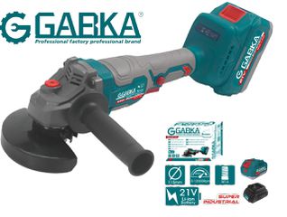 GABKA® Γωνιακός Τροχός Μπαταρίας 21V GA-88125A με 1 Μπαταρία & Φορτιστή