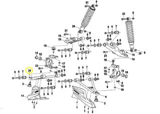 Ψαλίδι Μπροστινό Δεξί Κάτω CF Moto CF.450 AU-3L E5+ 2022-2025 LONG 9GQ0-050410