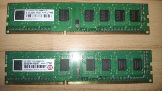 ΕΞΙ (6) DIMM TRANSCEND 1GB DDR3 1333MHZ CL9 FOR PC.