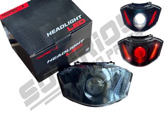 ΦΑΝΑΡΙ HYPER-X ΕΜΠΡΟΣ YAMAHA CRYPTON X 135 ΦΙΜΕ LED VENOM ΚΟΚΚΙΝΟ