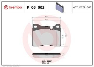 ΤΑΚΑΚΙΑ ΣΕΤ ΕΜΠΡΟΣ ALFA ROMEO 75 BMW 2002-5 E12 6 E24 7 E23 M1 E26 FERRARI TESTAROSA 365-400-412-512 LAMBORGHINI COUNTACH-URRACO-DIABLO