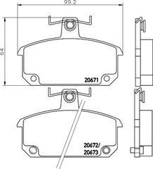ΤΑΚΑΚΙΑ ΣΕΤ ΕΜΠΡΟΣ RENAULT 5-12-18